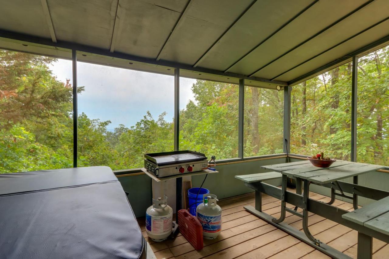 Mountaintop Ellijay Cabin With Private Hot Tub מראה חיצוני תמונה